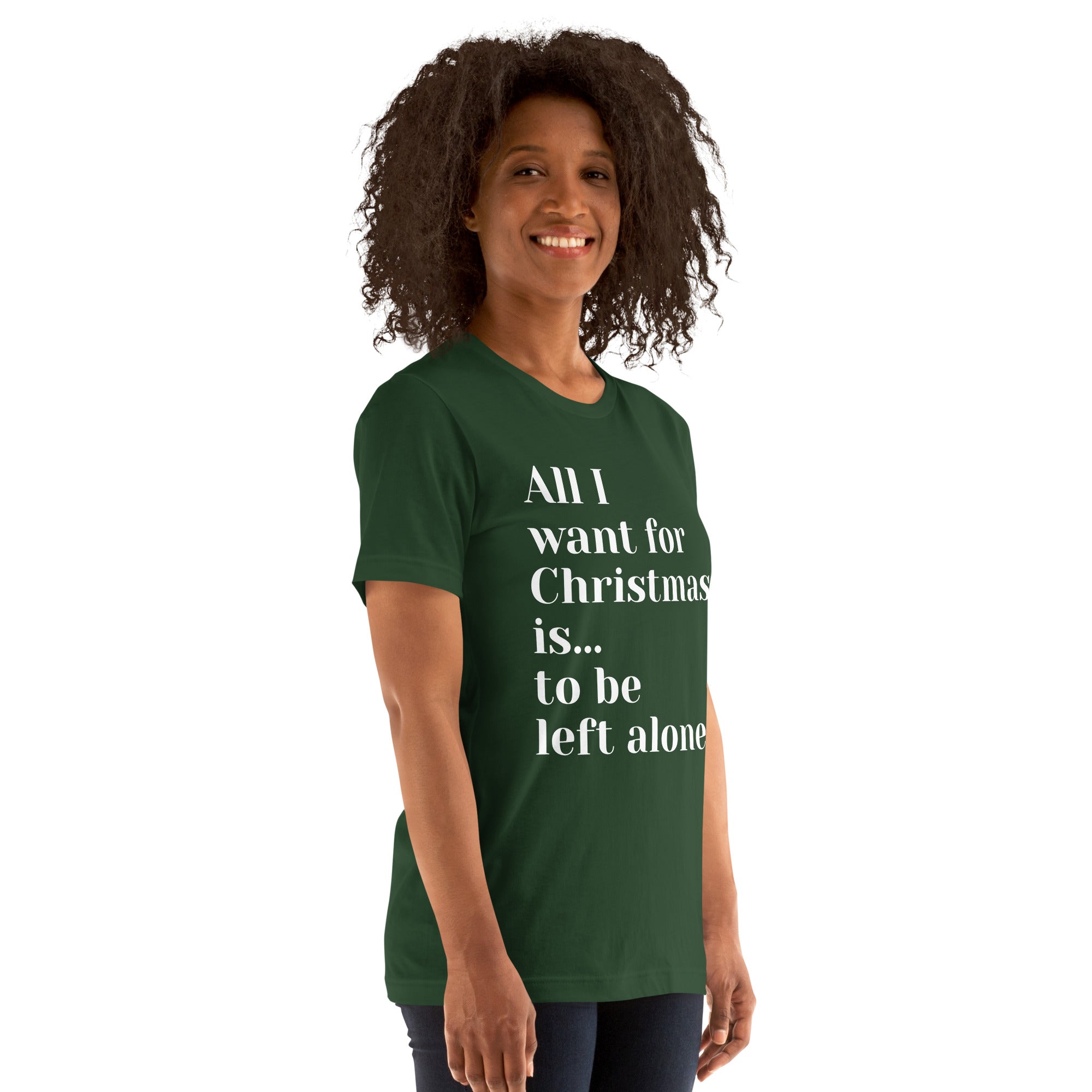 Left Alone Anti-Christmas / Bah Humbug T-shirt | – RB Designa Co