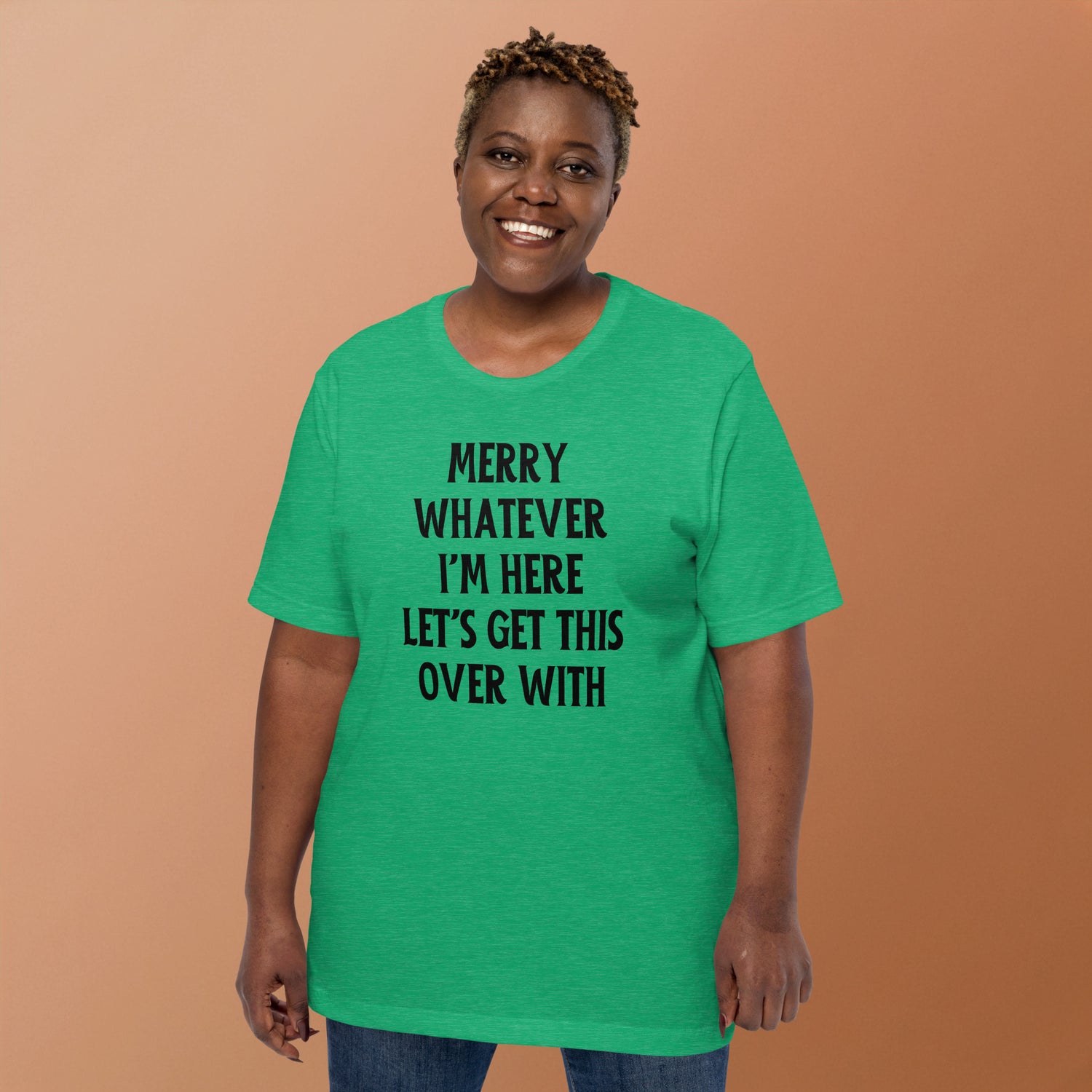 Get This Over With Light Anti-Christmas / Bah Humbug T-shirt | – RB Designa Co