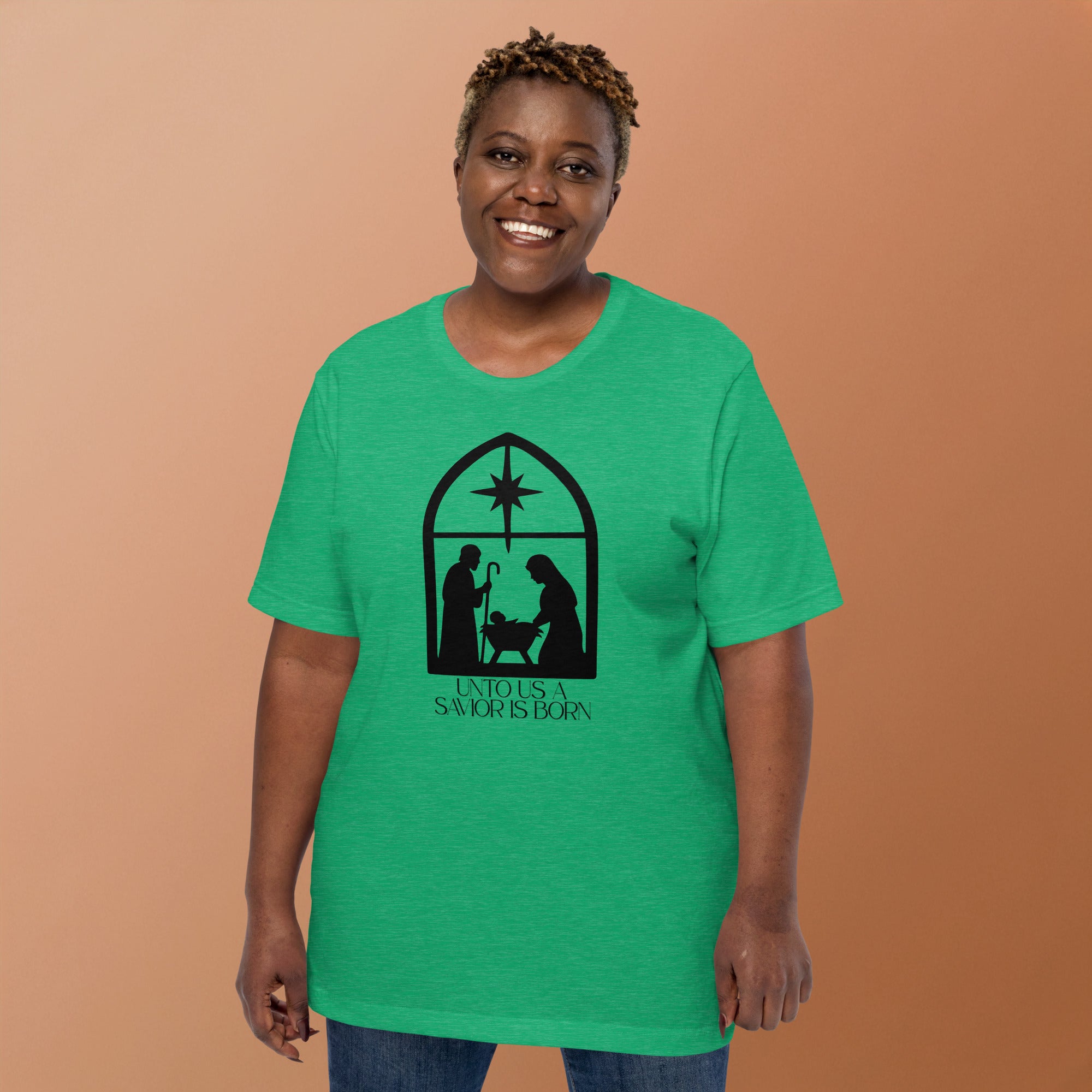 Savior Is Born White Biblical T-Shirt | – RB Designa Co