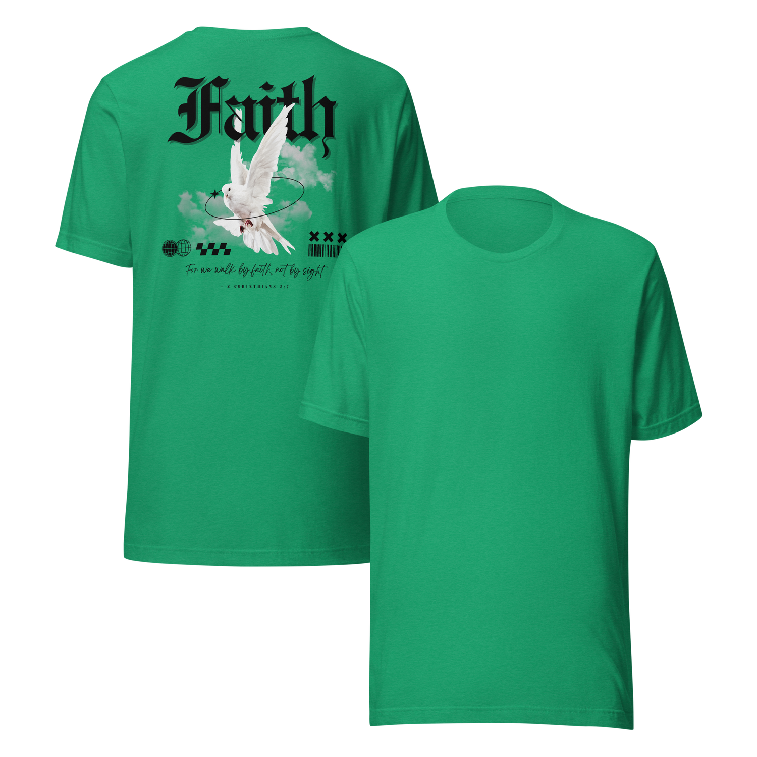 Faith Back Light Biblical T-shirt