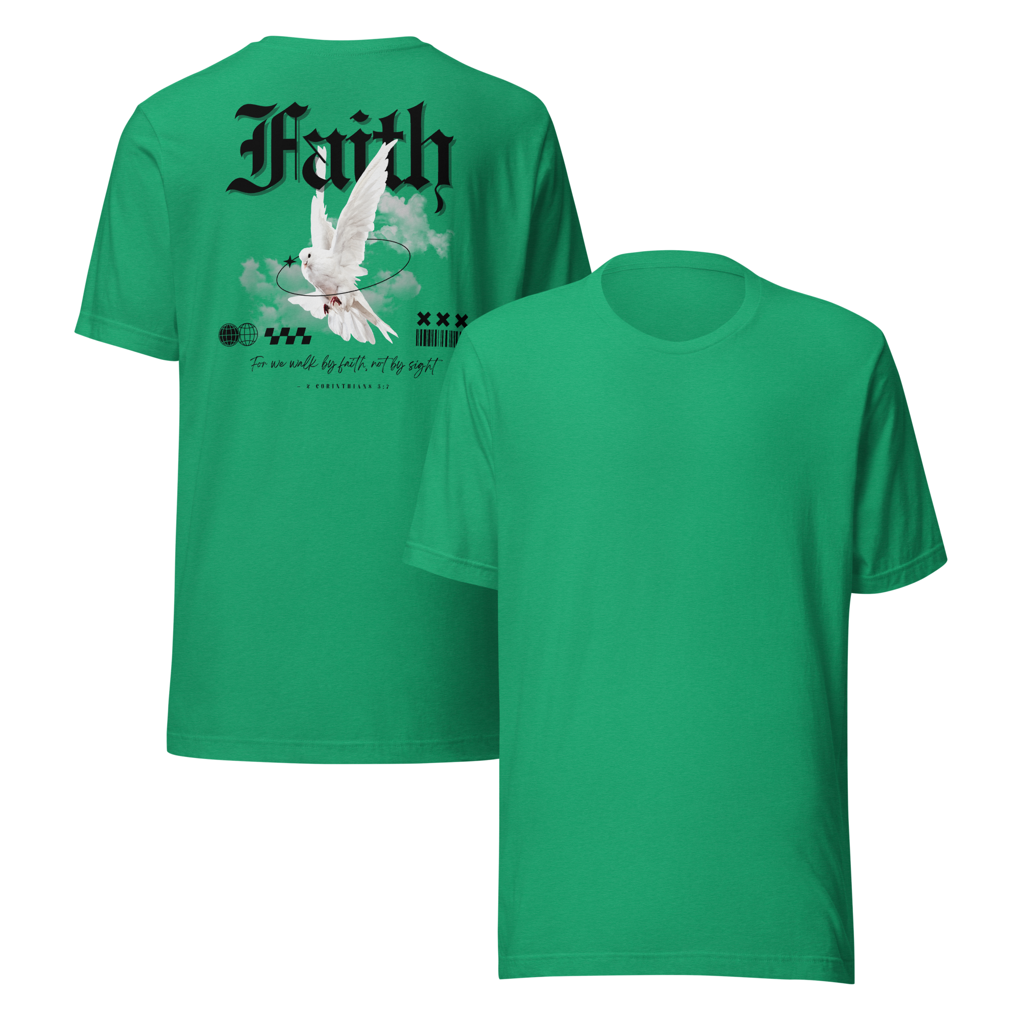 Faith Back Light Biblical T-shirt