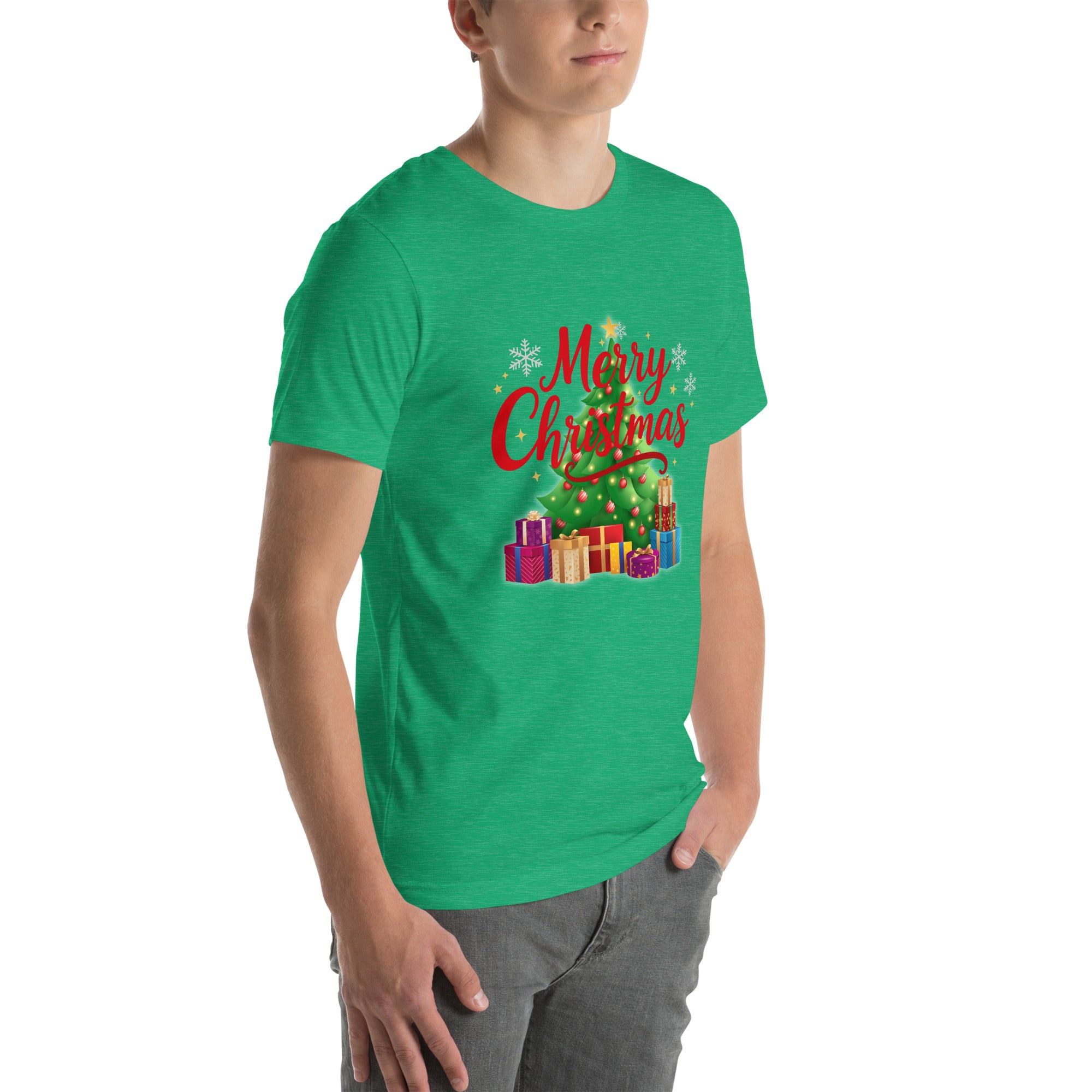 Merry Christmas Red Teen T-shirt | – RB Designa Co
