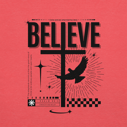 Believe Back Light Biblical T-shirt