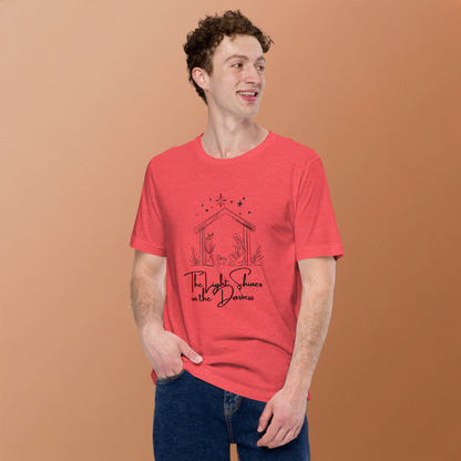 Light In Darkness Biblical T-shirt | – RB Designa Co
