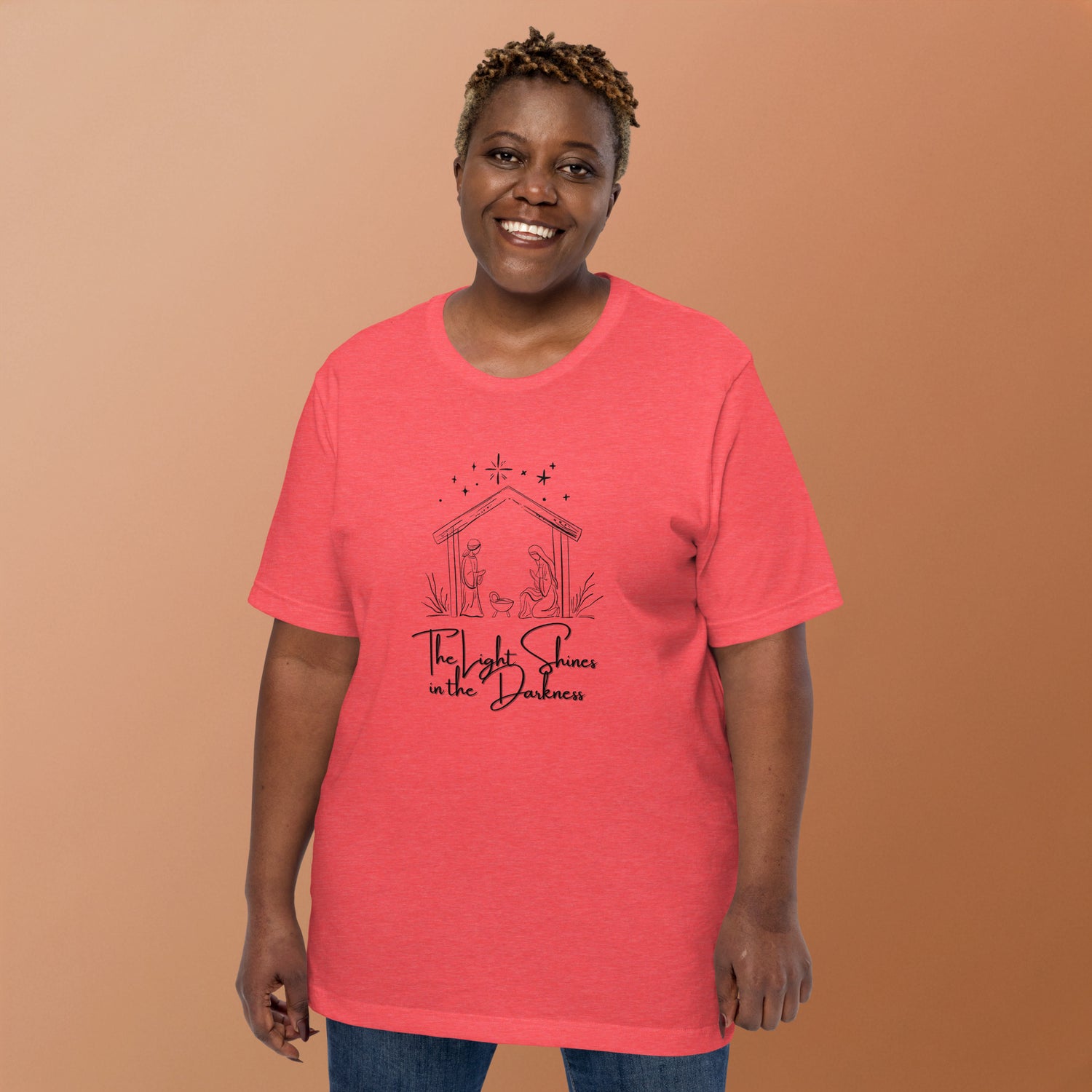Light In Darkness Biblical T-shirt | – RB Designa Co