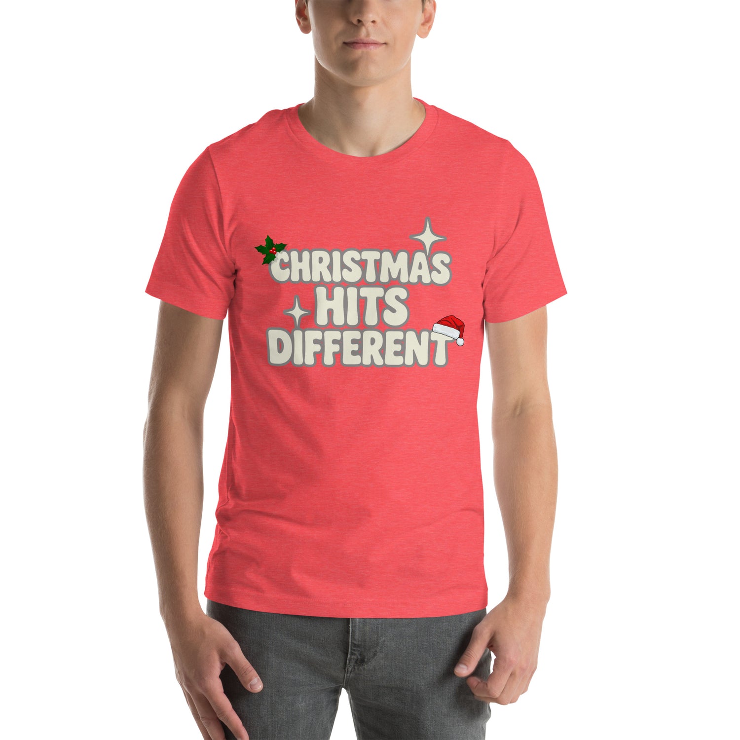 Christmas Hits Different Teen T-shirt | – RB Designa Co
