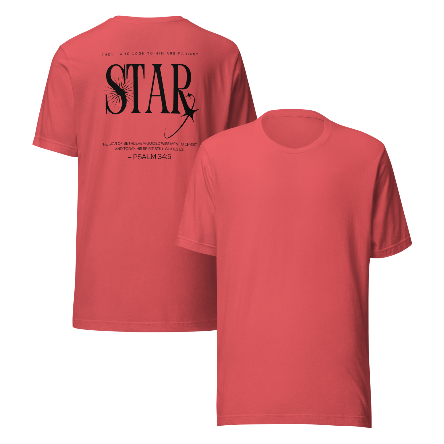 Star Back Light Biblical T-shirt