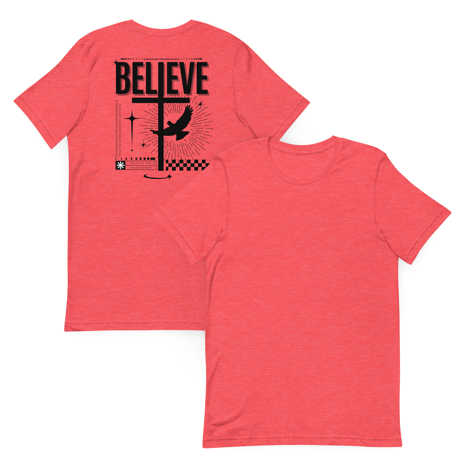 Believe Back Light Biblical T-shirt