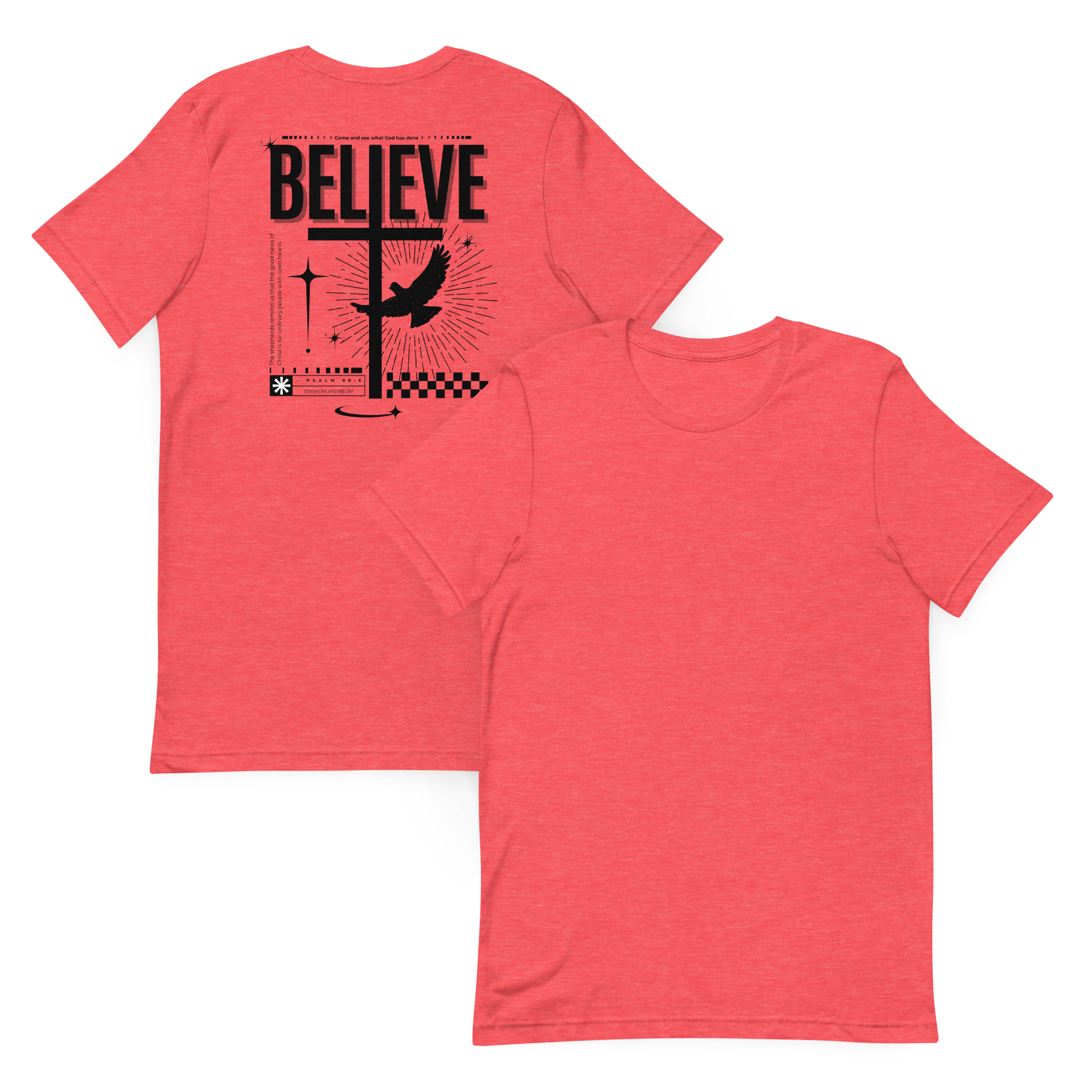 Believe Back Light Biblical T-shirt