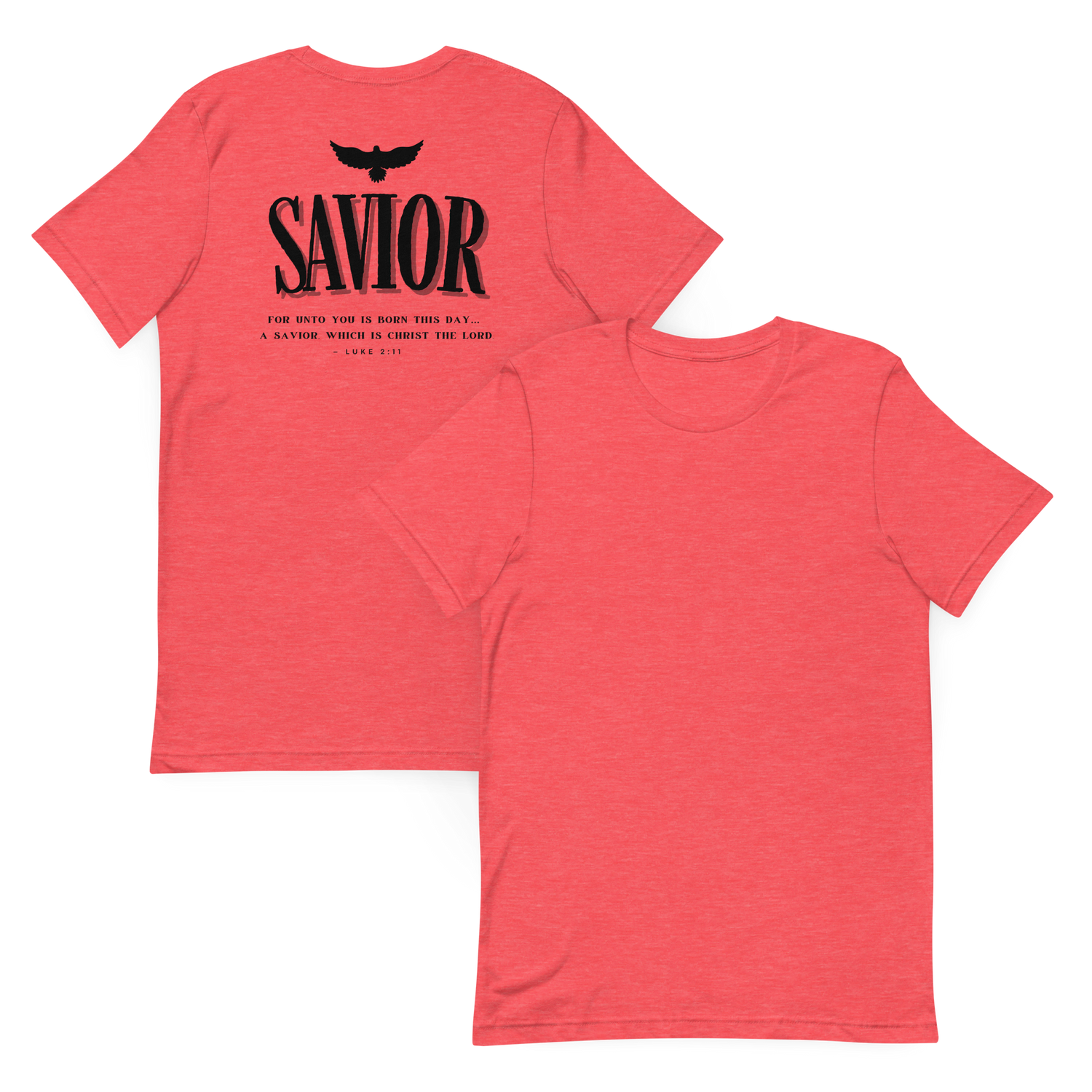 Savior Back Light Biblical T-shirt
