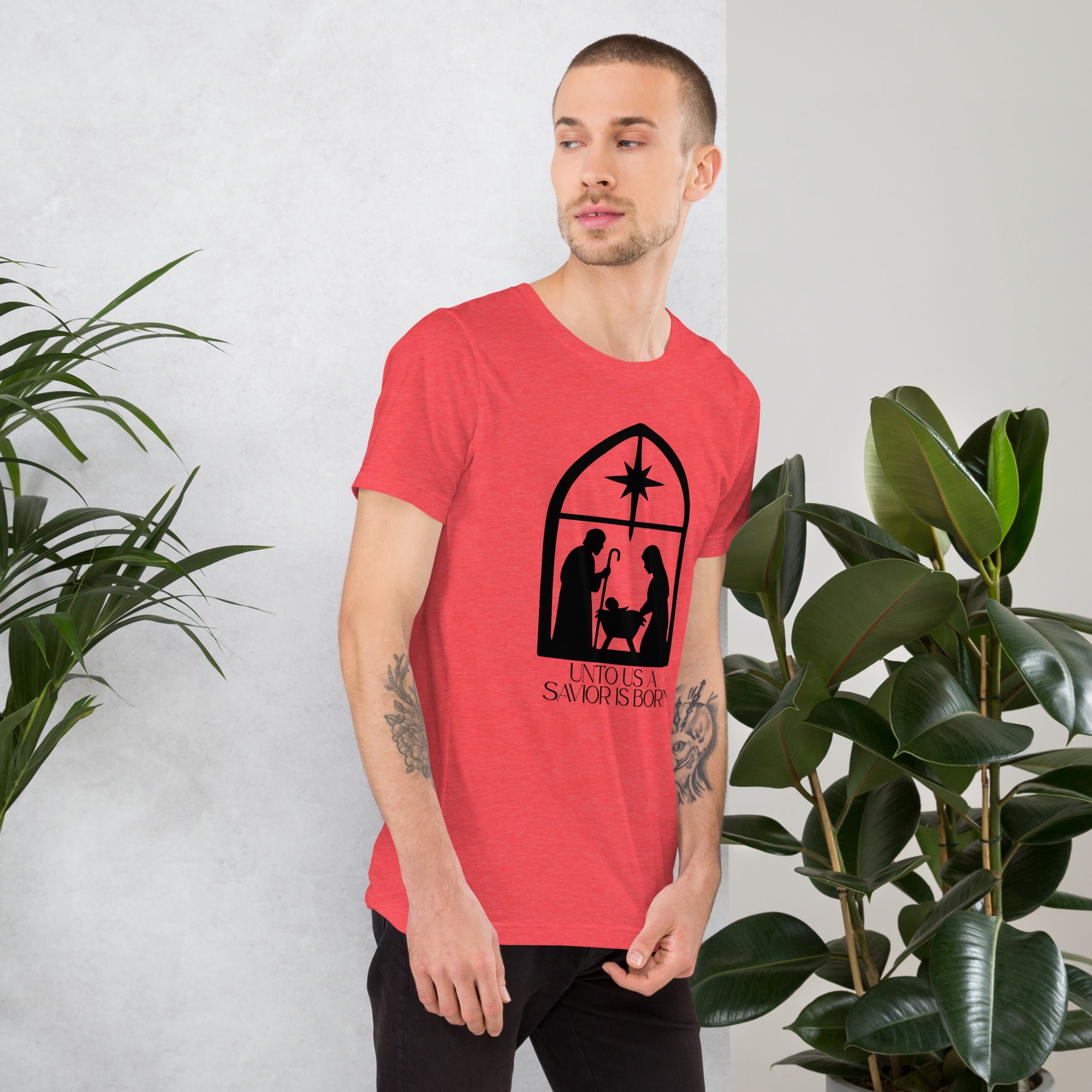 Savior is Born Biblical T-shirt | – RB Designa Co