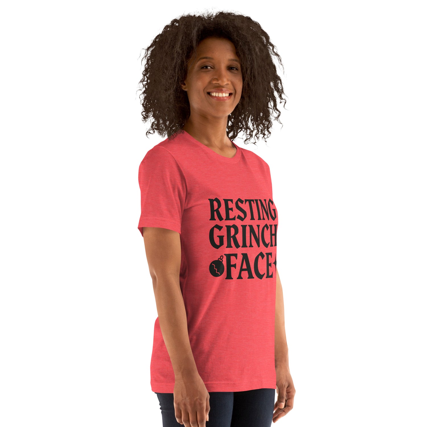 Resting Grinch Face Goth Anti-Christmas / Bah Humbug T-shirt | – RB Designa Co