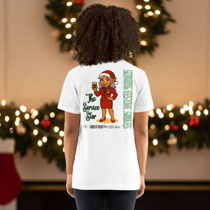 Flight Attendant Elf Occupation T-shirt