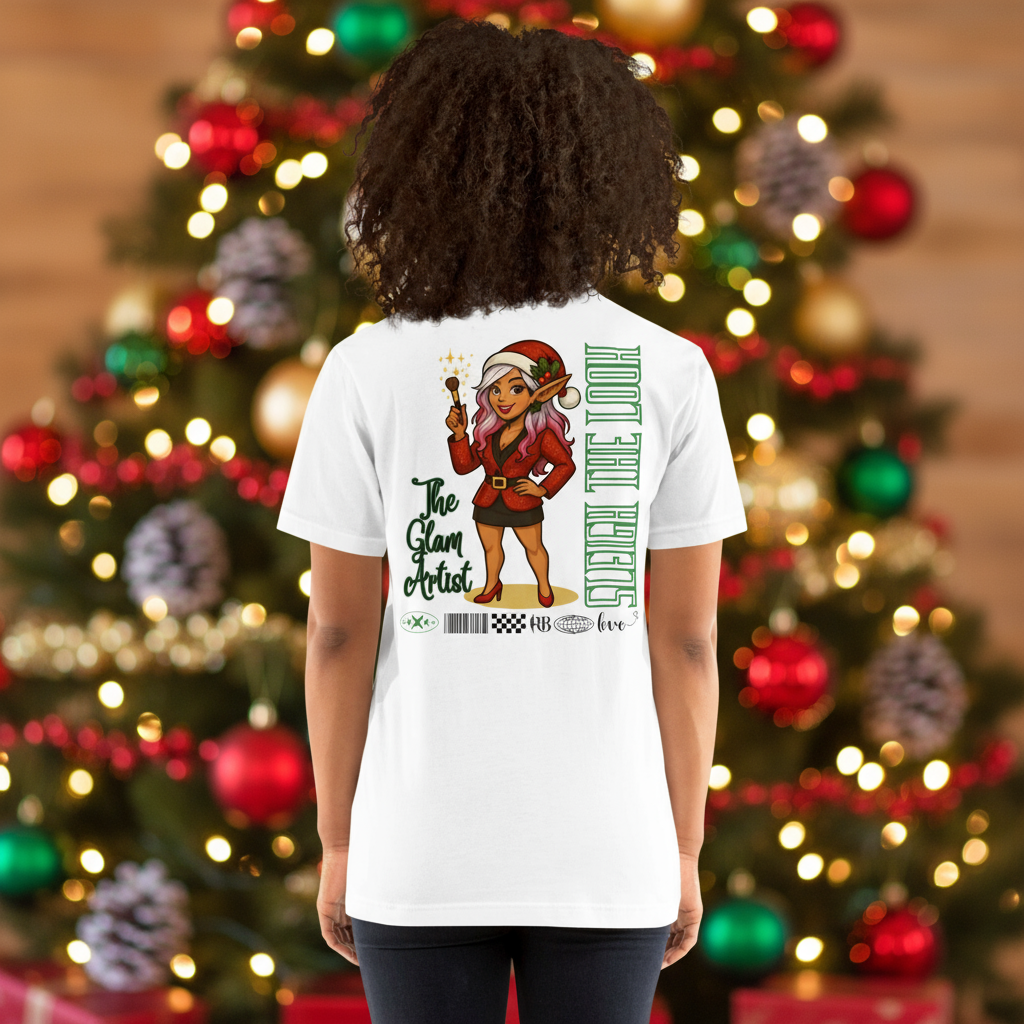 Make-up Artist Elf Occupation T-shirt