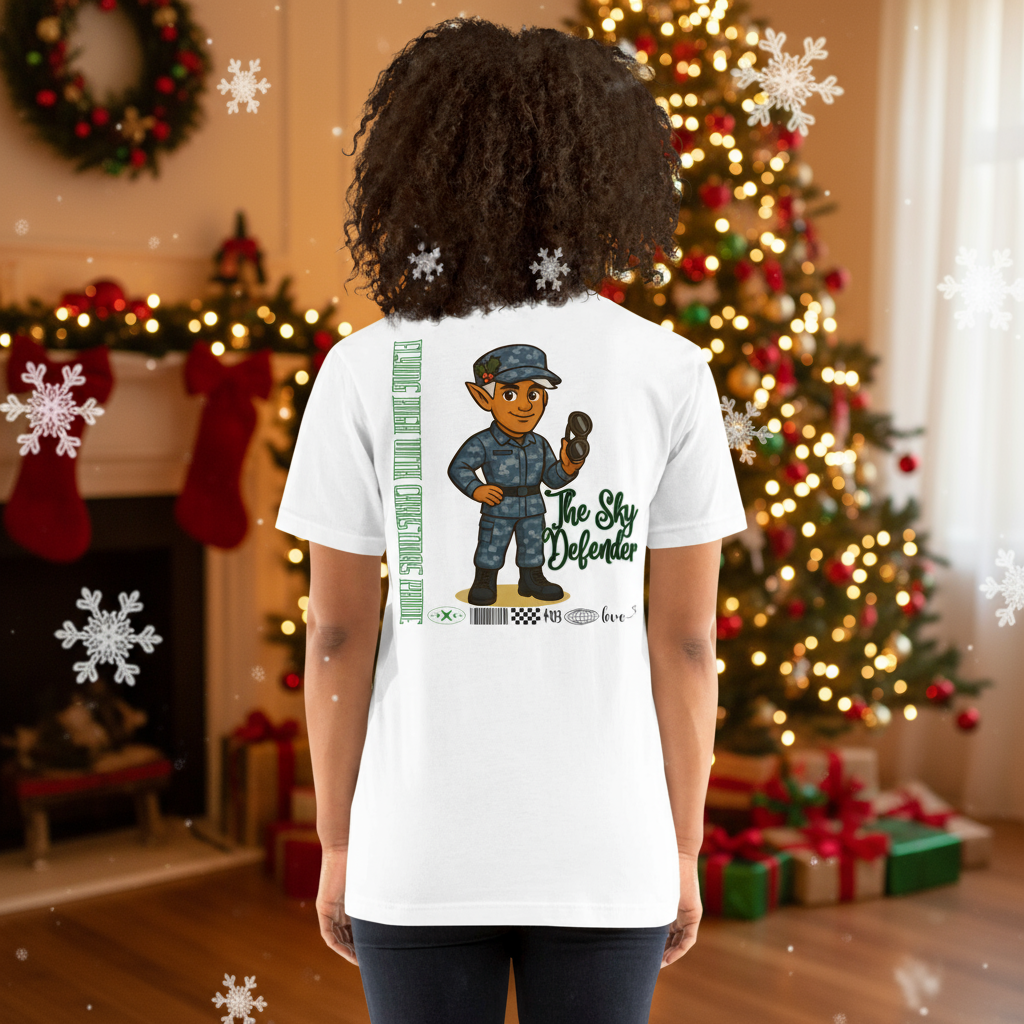 Military Aviator Elf Occupation T-shirt