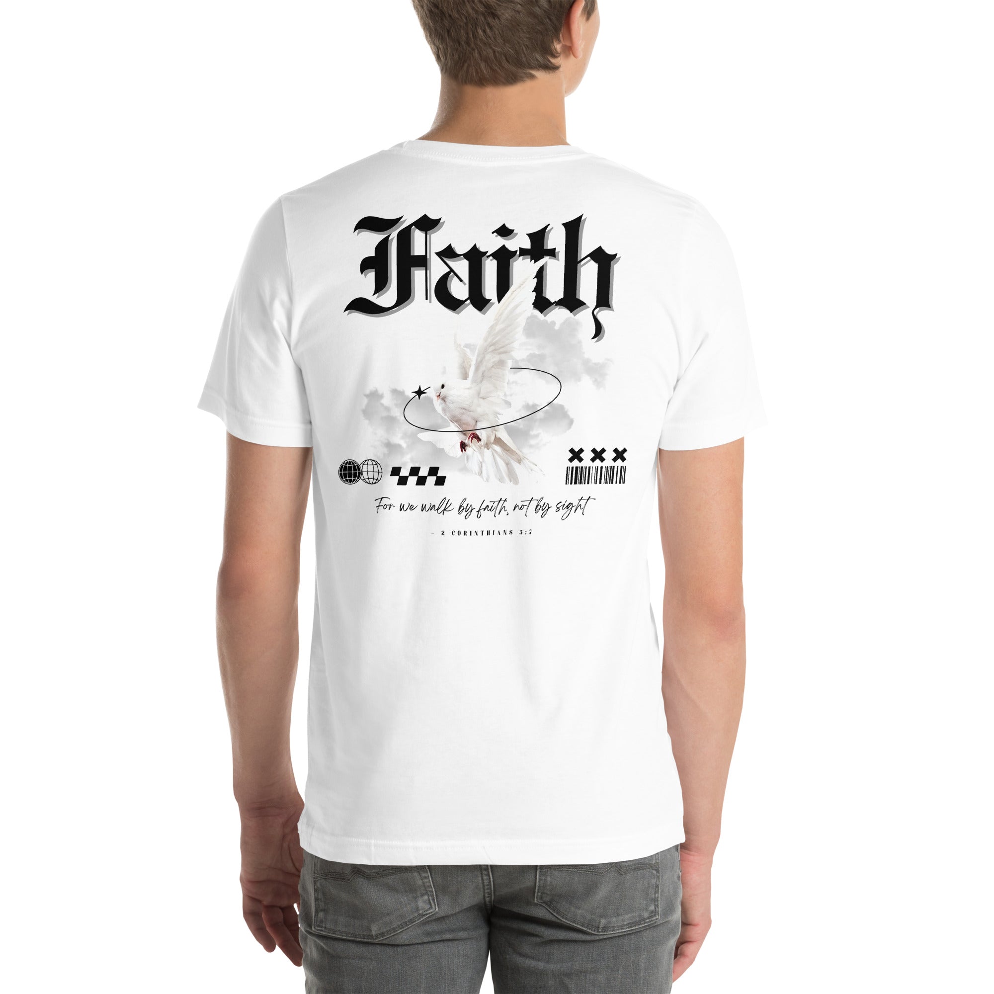 Faith Back Light Biblical T-shirt | – RB Designa Co