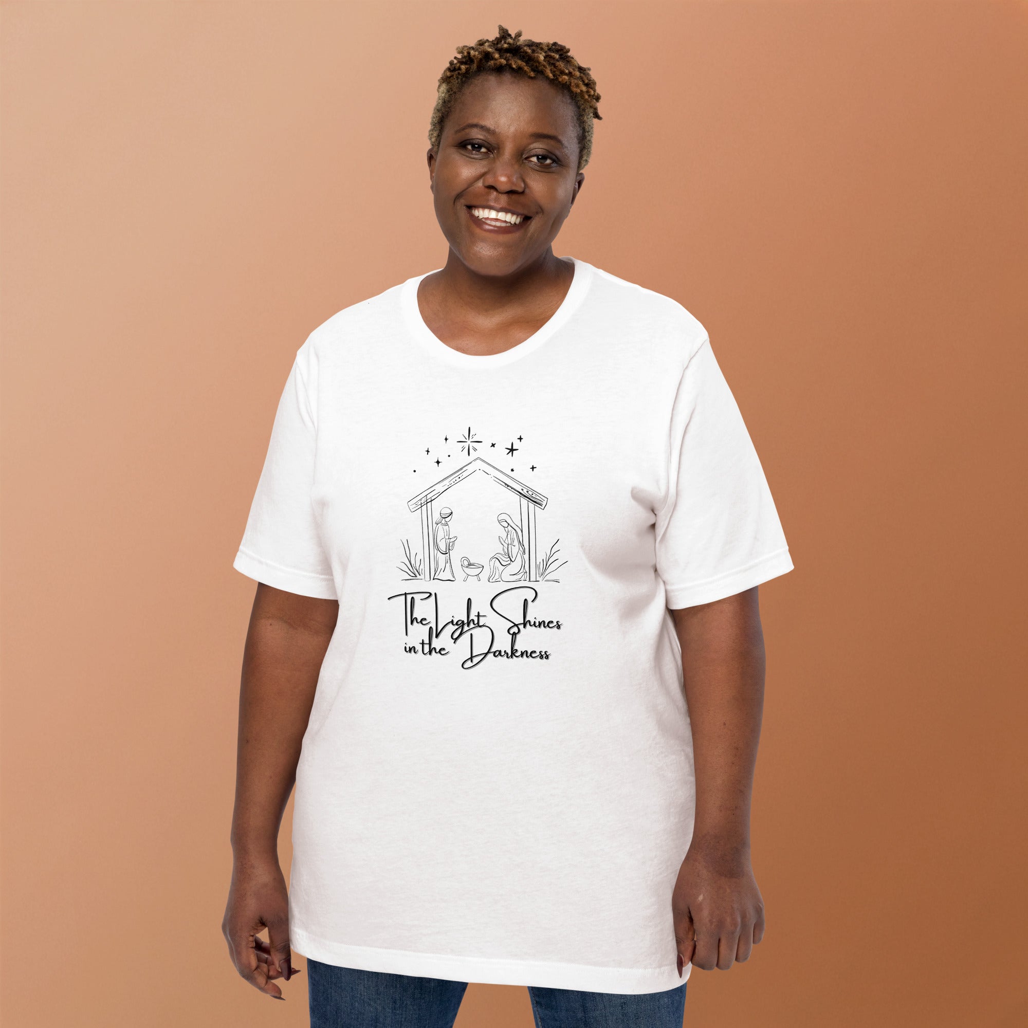 Light In Darkness Biblical T-shirt | – RB Designa Co