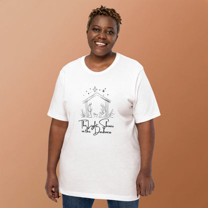 Light In Darkness Biblical T-shirt | – RB Designa Co