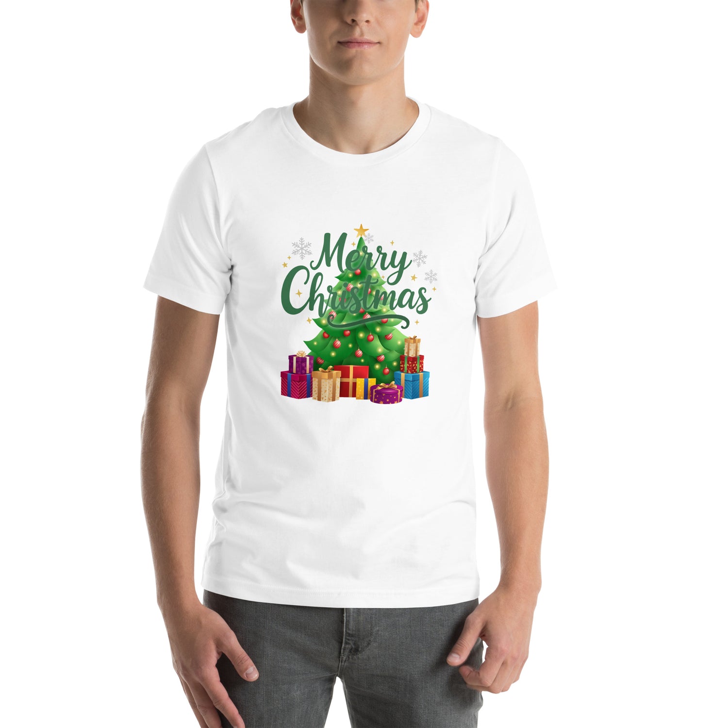 Merry Christmas Green Teen T-shirt | – RB Designa Co