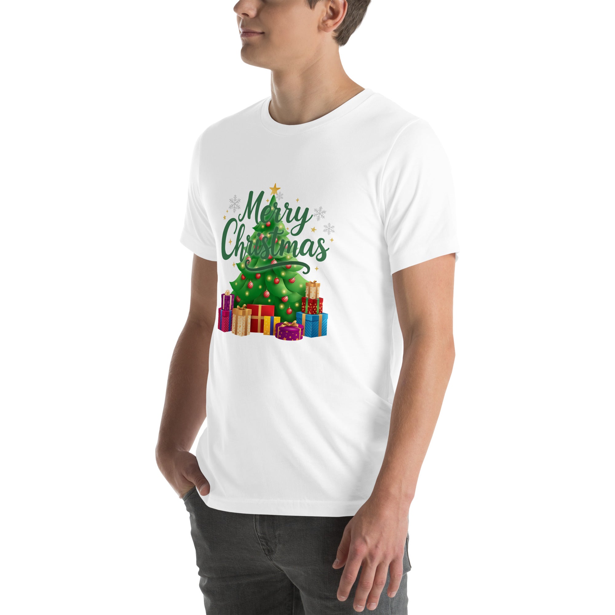 Merry Christmas Green Teen T-shirt | – RB Designa Co