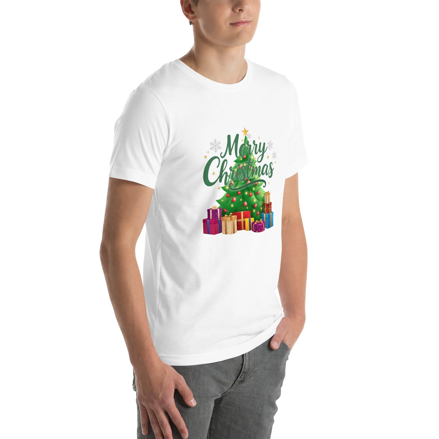 Merry Christmas Green Teen T-shirt | – RB Designa Co