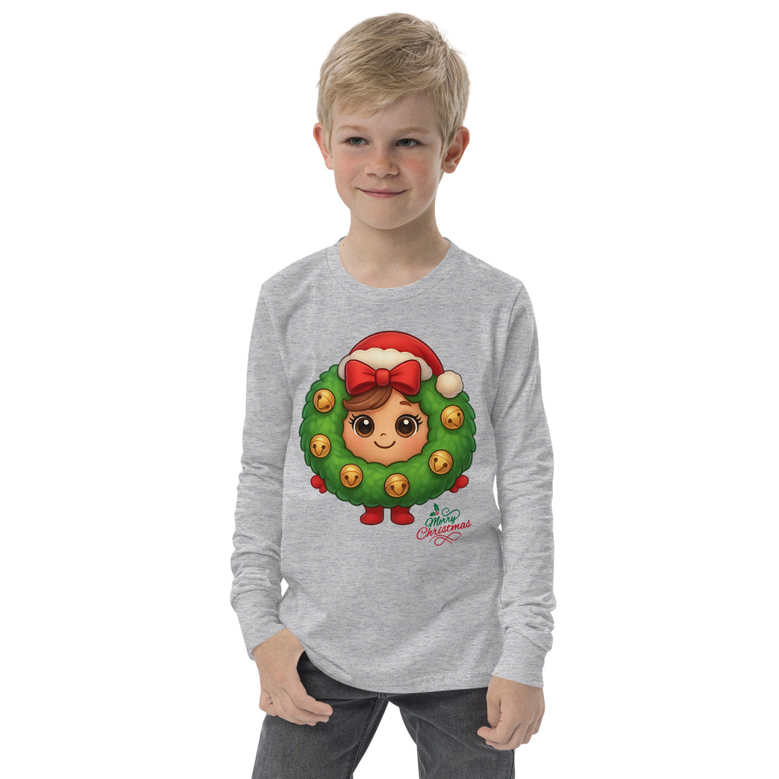 Christmas Wreath Head Kids &amp; Babies Sweatshirt | – RB Designa Co