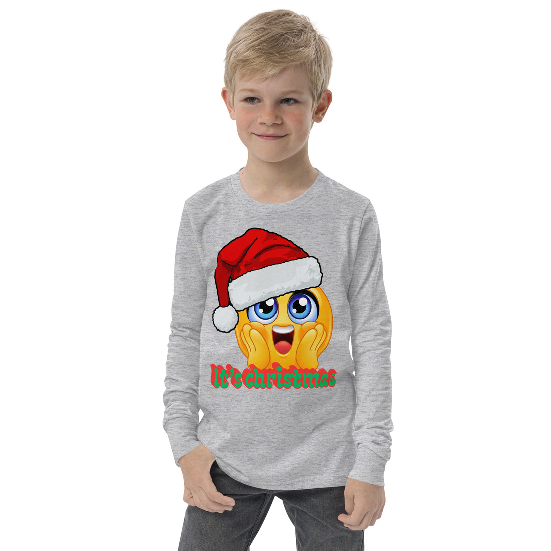 Emoji Santa Hat Kids &amp; Babies Sweatshirt | – RB Designa Co