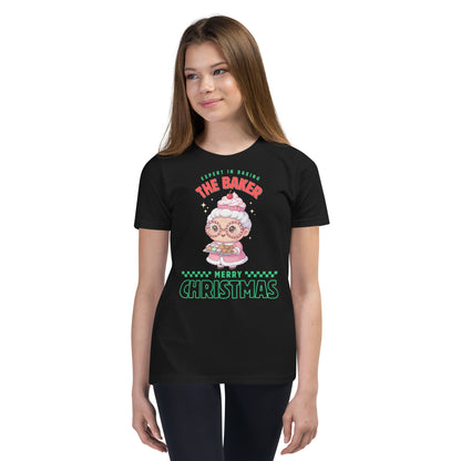 Expert in Baking: The Grandma Baker- Green and Red | Youth Short Sleeve T-Shirt | – RB Designa Co