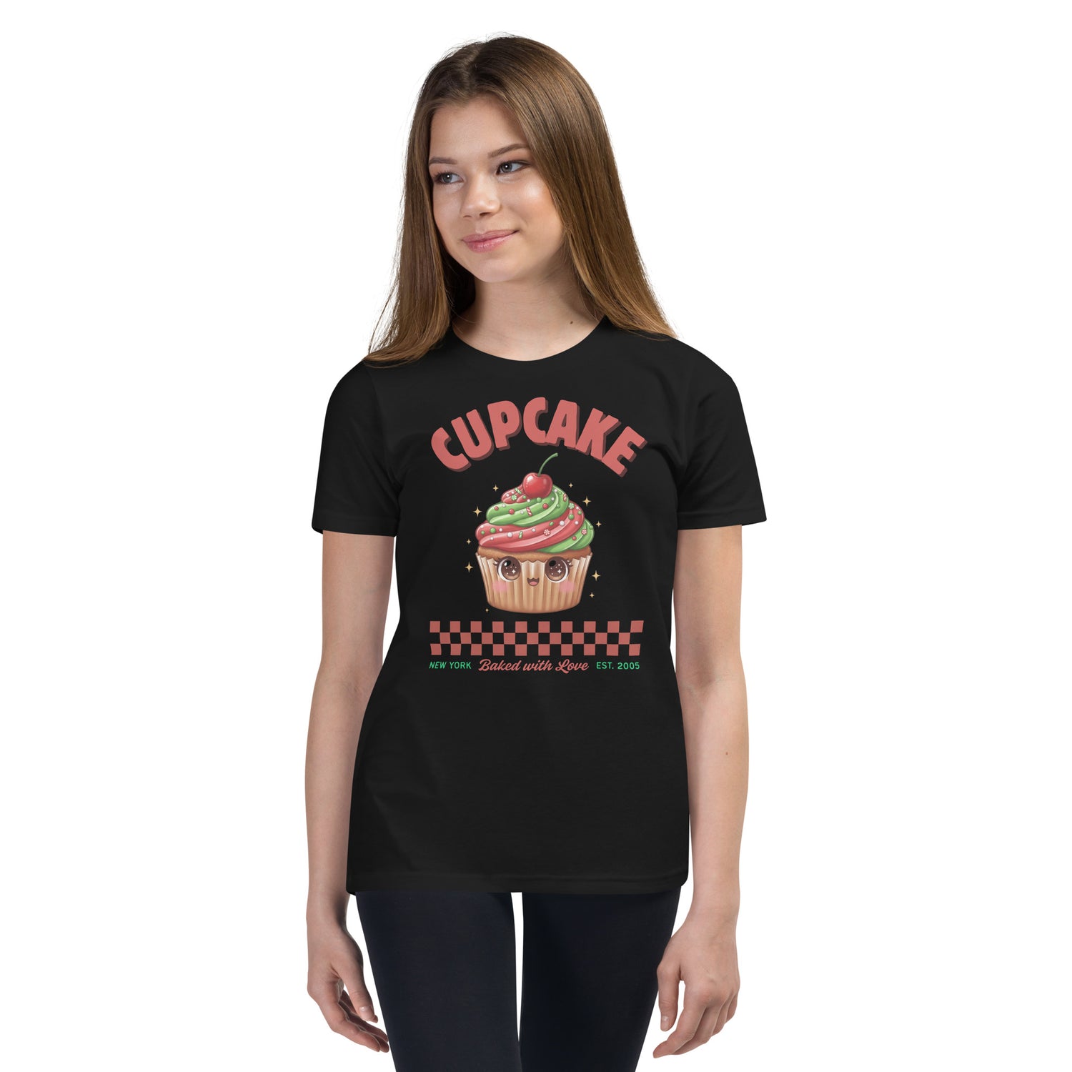 Cupcake: Baked With Love | Youth Short Sleeve T-Shirt | – RB Designa Co
