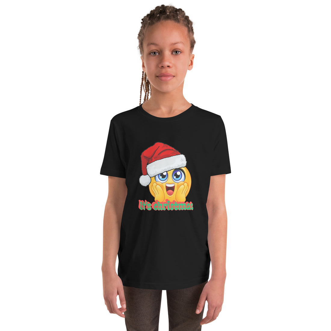 Emoji Santa Hat Kids &amp; Babies T-shirt | – RB Designa Co