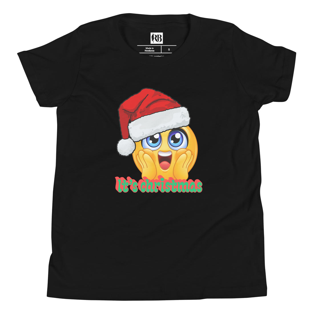 Winking Emoji Santa Kids &amp; Babies T-shirt | – RB Designa Co