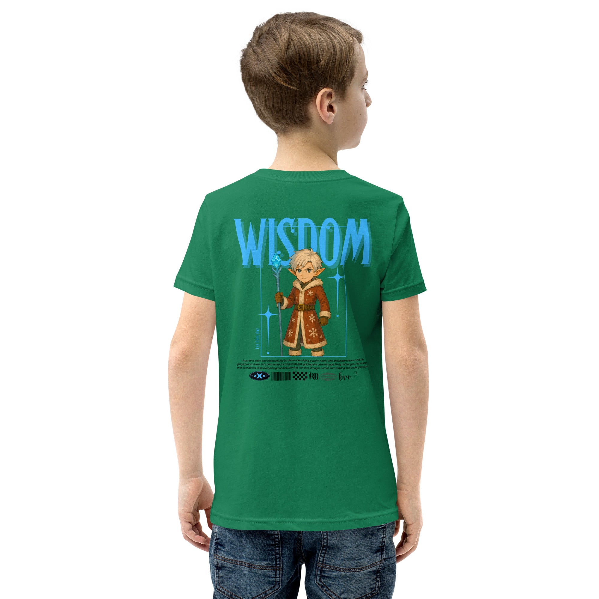 &quot;Wisdom&quot; | Youth Short Sleeve T-Shirt | Black | – RB Designa Co