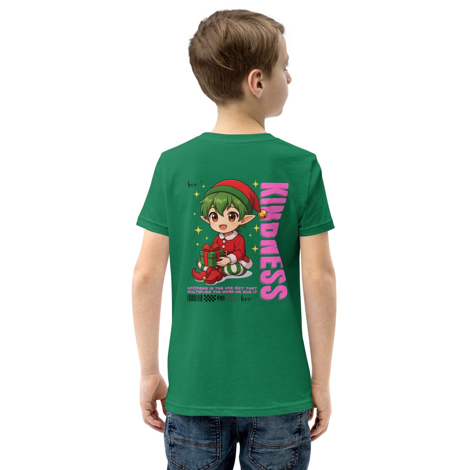 &quot;Kindness&quot; | Youth Short Sleeve T-Shirt | Black | – RB Designa Co