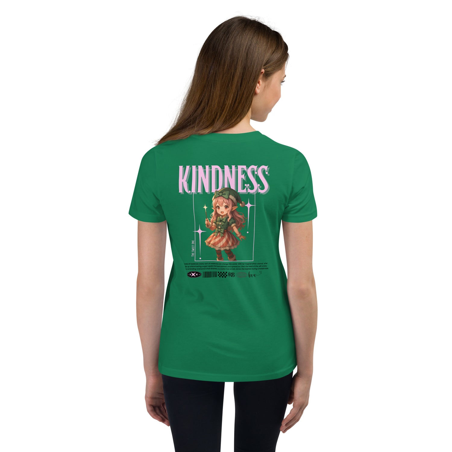 &quot;Kindness&quot; | Youth Short Sleeve T-Shirt | Black | – RB Designa Co