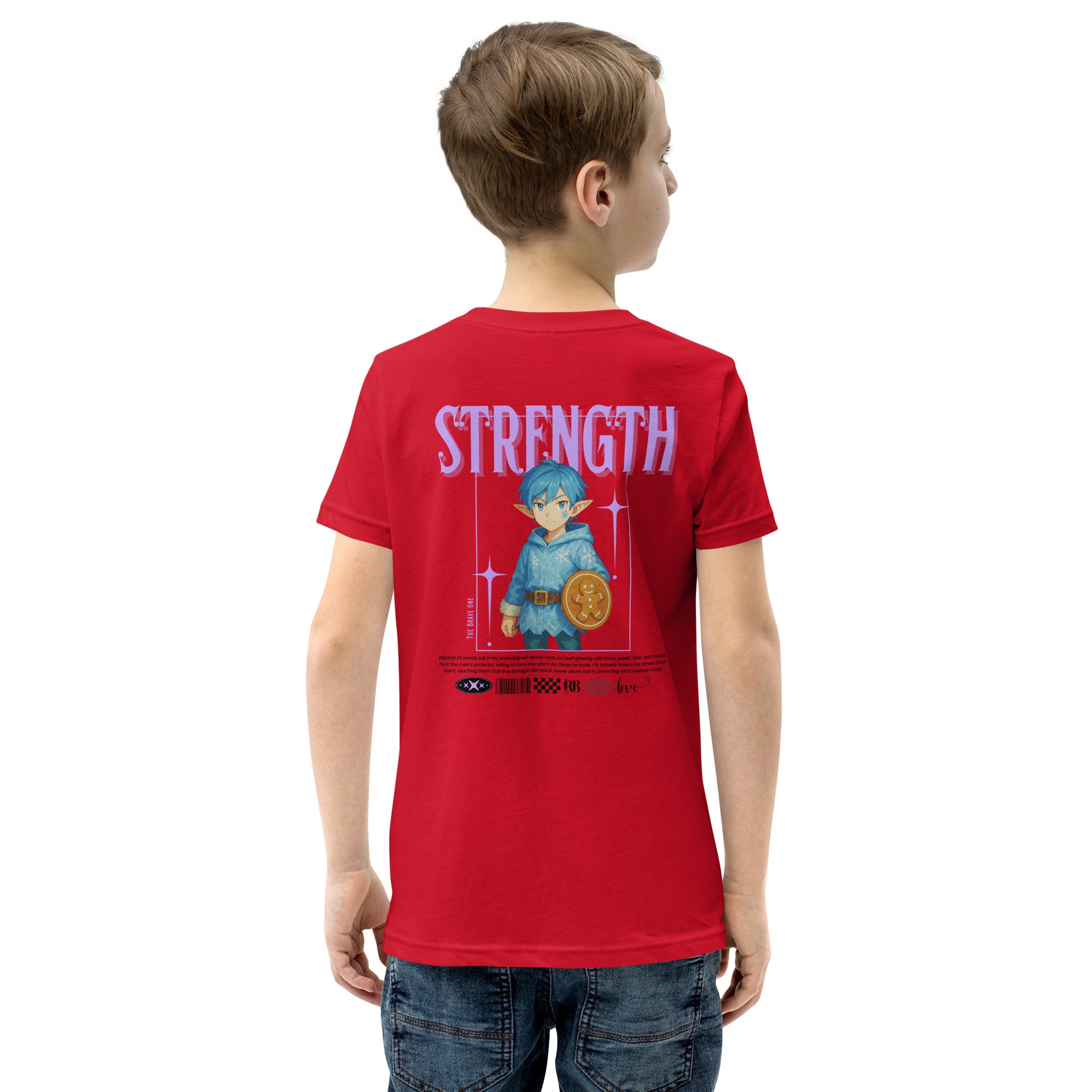 &quot;Strength&quot; | Youth Short Sleeve T-Shirt | Black | – RB Designa Co