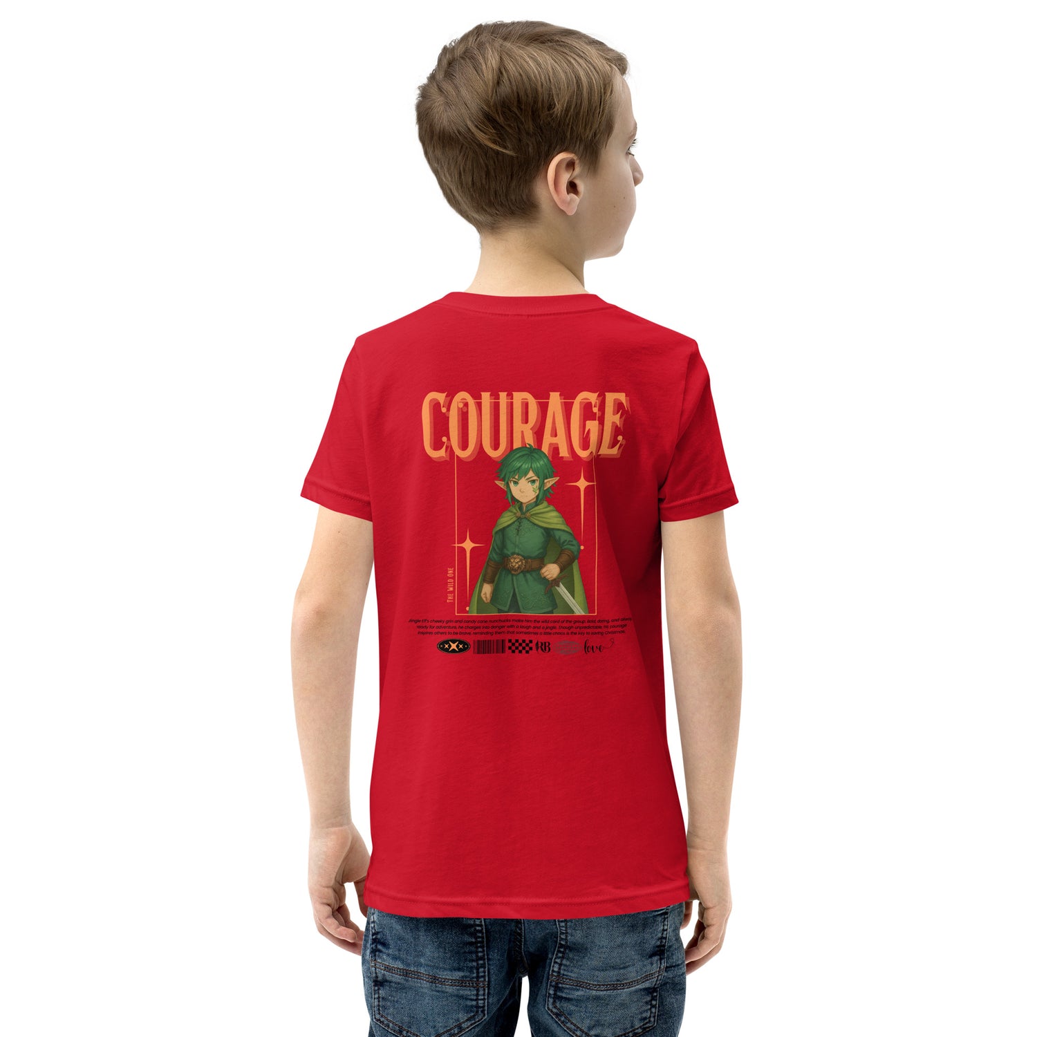 &quot;Courage&quot; | Youth Short Sleeve T-Shirt | Black | – RB Designa Co