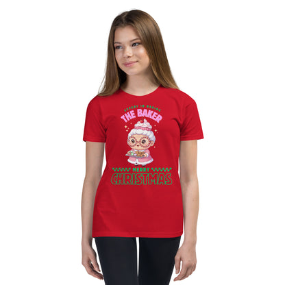 Expert in Baking: The Grandma Baker- Green and Pink | Youth Short Sleeve T-Shirt | – RB Designa Co