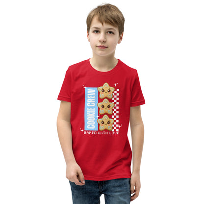 &quot;Cookie Crew, Baked With Love&quot;- Blue | Youth Short Sleeve T-Shirt | – RB Designa Co