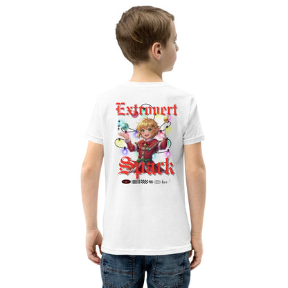&quot;Extrovert Spark&quot; | Youth Short Sleeve T-Shirt | Black | – RB Designa Co