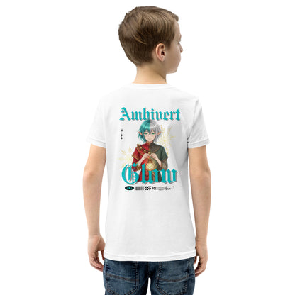 &quot;Ambivert Glow&quot; | Youth Short Sleeve T-Shirt | Black | – RB Designa Co