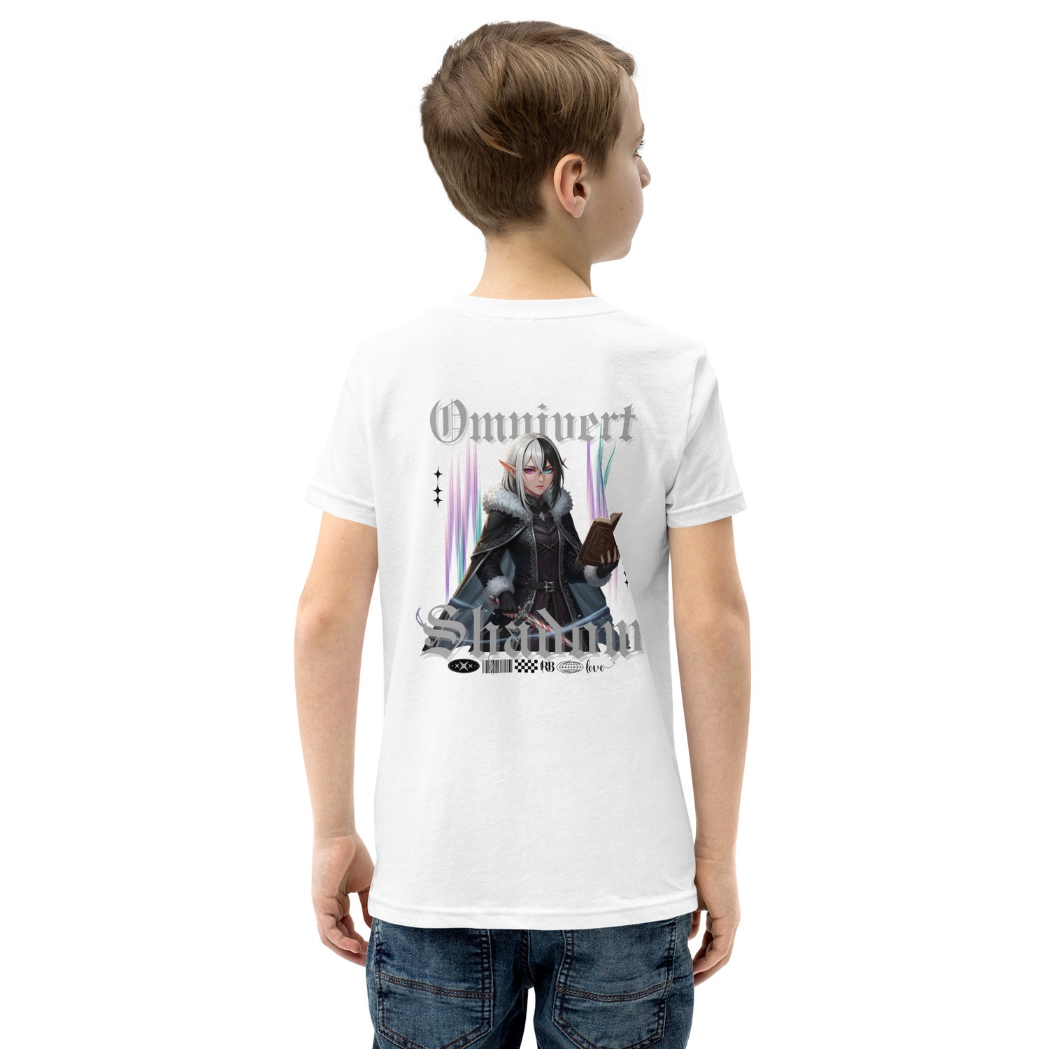 &quot;Omnivert Shadow&quot; | Youth Short Sleeve T-Shirt | Black | – RB Designa Co