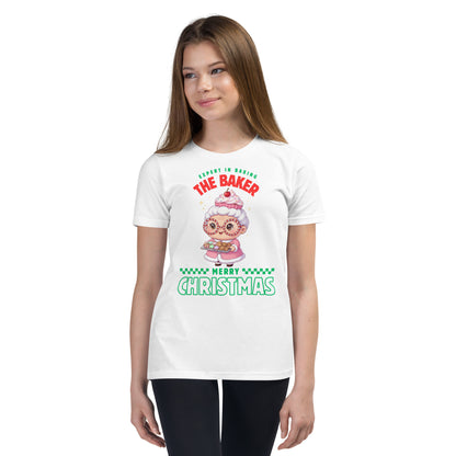 Expert in Baking: The Grandma Baker- Green and Red | Youth Short Sleeve T-Shirt | – RB Designa Co